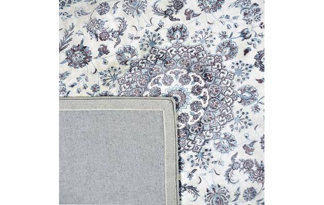 Goossens tapijt lexi blauw viscose - 8215441-04