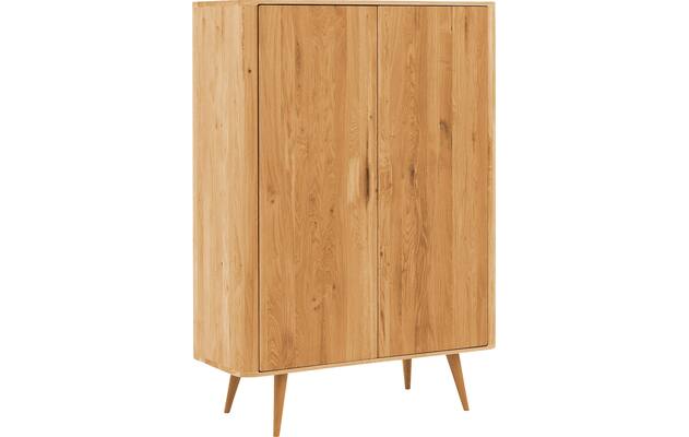 Goossens opbergkast bjarte blank eiken - 8215663-02