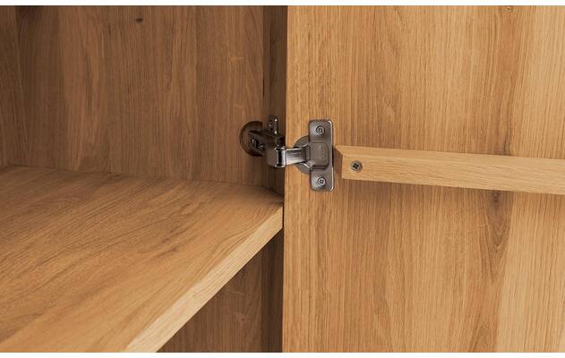 Goossens opbergkast bjarte blank eiken - 8215711-05