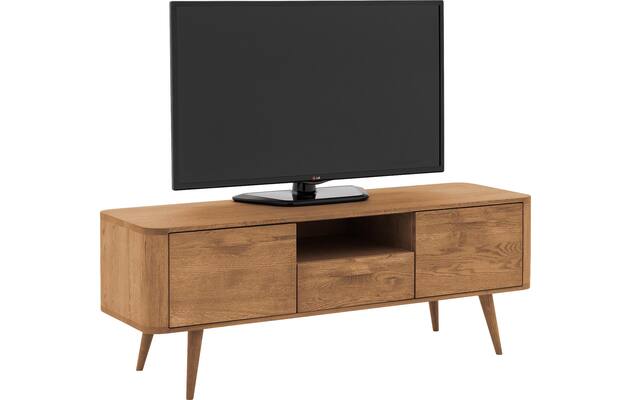 Goossens tv meubel bjarte blank eiken - 8215719-03