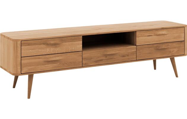 Goossens tv meubel bjarte blank eiken - 8215727-03