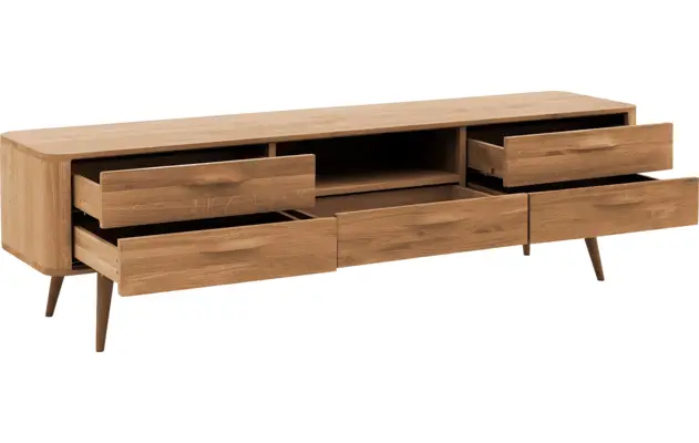 Goossens tv meubel bjarte blank eiken - 8215727-09