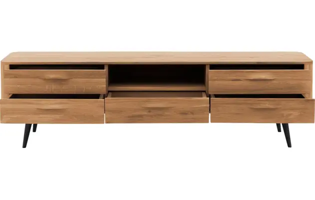 Goossens tv meubel bjarte blank eiken - 8215728-08