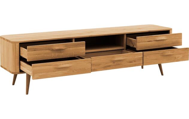 Goossens tv meubel bjarte blank eiken - 8215729-09