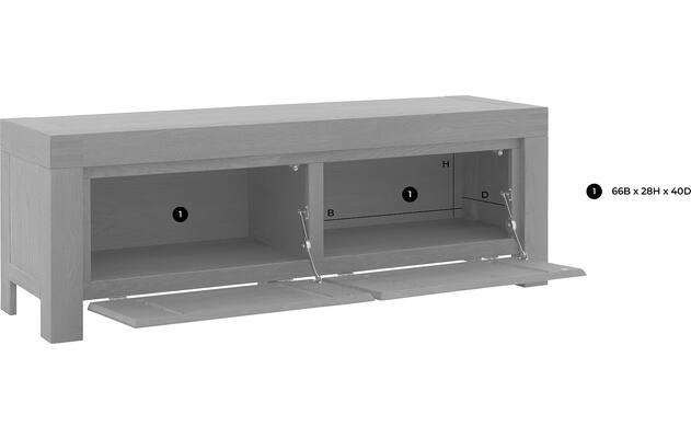 Goossens tv meubel clear wit eiken - 8215850-goossens-clear-tv-meubel-eiken-donker-bruin-50