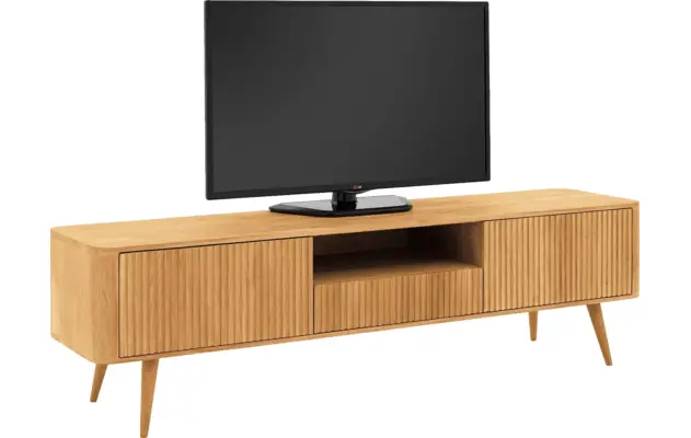 Goossens tv meubel seppe blank eiken - 8215879-04
