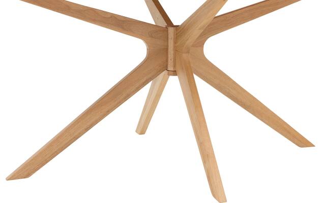 Goossens basic eettafel sanoa blank eiken - 8215945-03