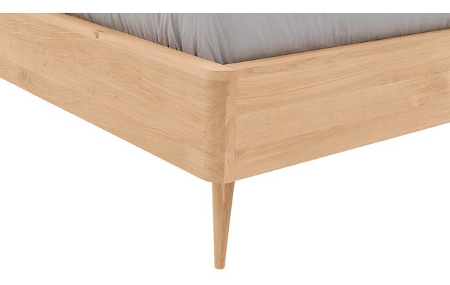 Goossens excellent bedframe dodge blank eiken - 8215950-06-A