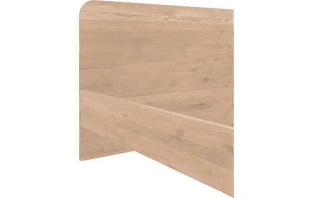 Goossens excellent bedframe curve wit eiken - 8217811-10