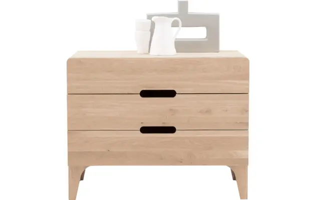 Goossens excellent ladekast curve wit eiken - 8217816-02