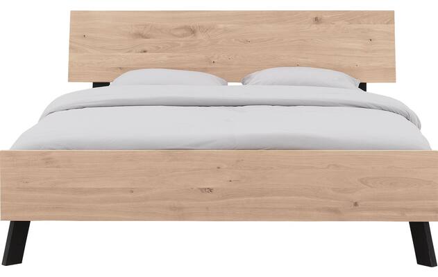Goossens bedframe mud wit eiken - 8217824-02
