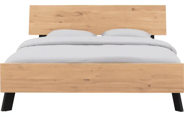 Goossens bedframe mud blank eiken - 8217826-02-A