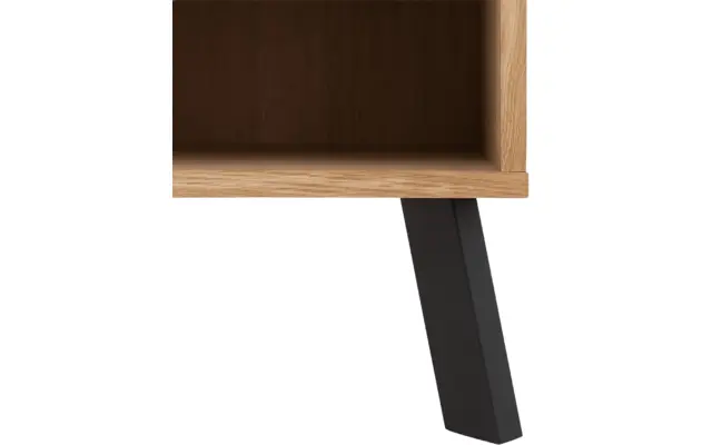 Goossens nachtkastje mud blank eiken - 8217828-04