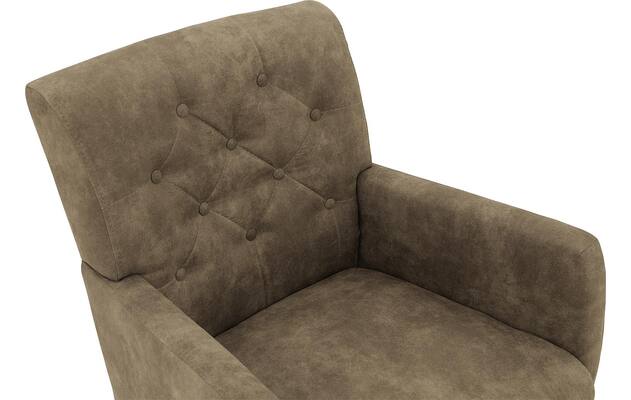 Goossens eetkamerstoel oliver groen microvezel - 8217919-05
