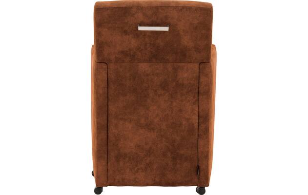 Goossens eetkamerstoel oliver bruin microvezel - 8217920-04