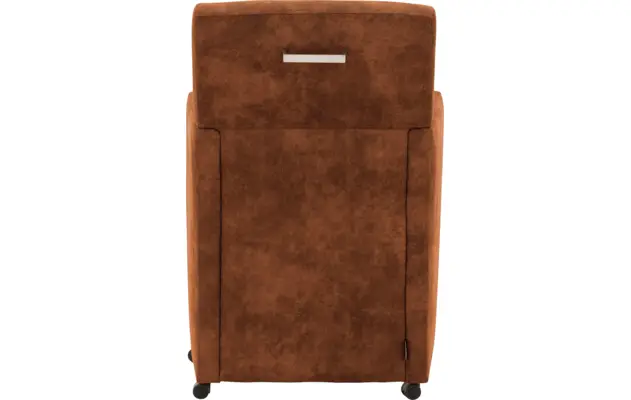 Goossens eetkamerstoel oliver bruin microvezel - 8217920-04