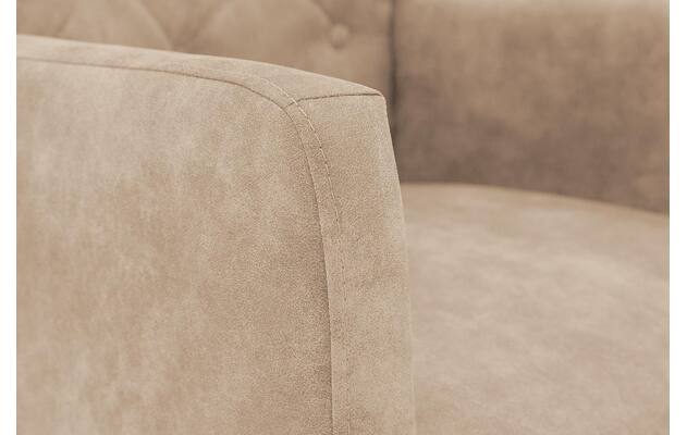 Goossens eetkamerstoel oliver beige microvezel - 8217932-08