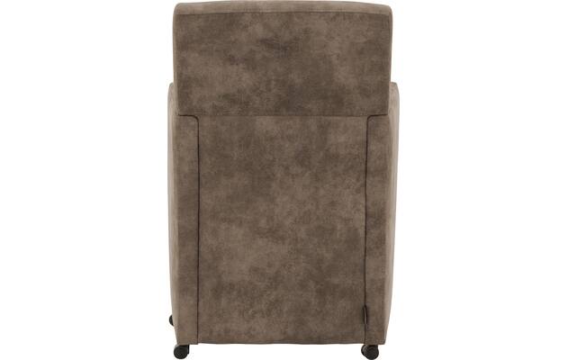 Goossens eetkamerstoel oliver bruin microvezel - 8217940-04