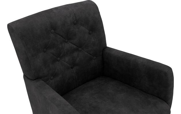 Goossens eetkamerstoel oliver grijs microvezel - 8217947-05
