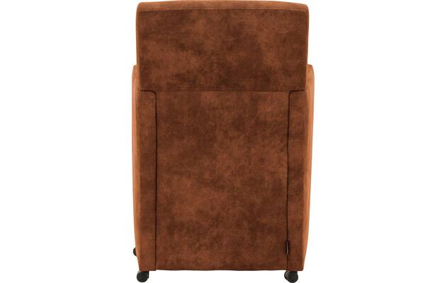 Goossens eetkamerstoel oliver bruin microvezel - 8217948-04