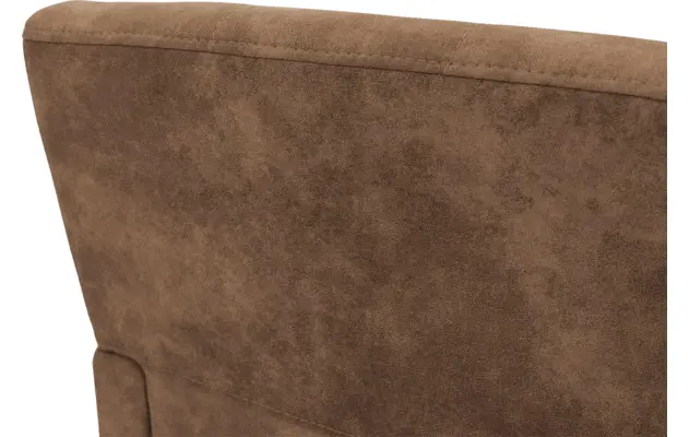 Goossens eetkamerstoel oliver bruin microvezel - 8217951-07