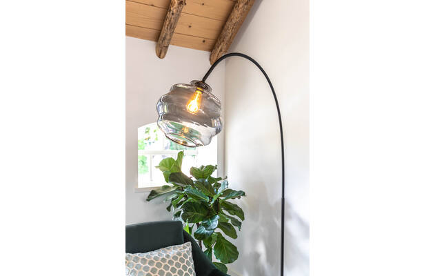 Goossens vloerlamp musik zwart metaal - 8218714-02