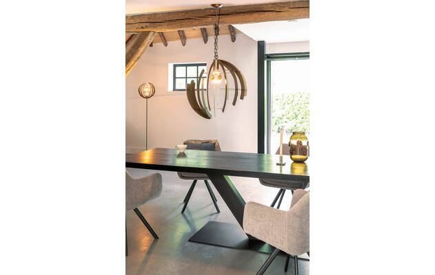 Goossens excellent hanglamp vinnie goud metaal - 8218719-01