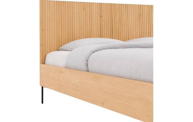 Goossens bedframe capelli blank eiken - 8219218-06