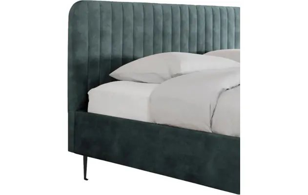 Goossens bedframe attent blauw stof - 8219243-03