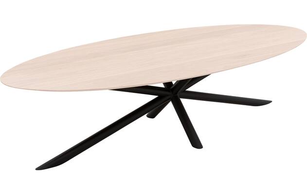 Goossens excellent eettafel gs 1302 wit eiken - 8219374-04