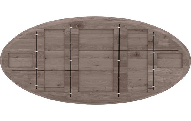 Goossens excellent eettafel gs 1302 donker bruin eiken - 8219379-07