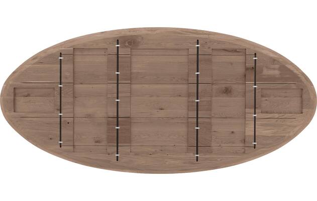 Goossens excellent eettafel gs 1302 blank eiken - 8219386-07