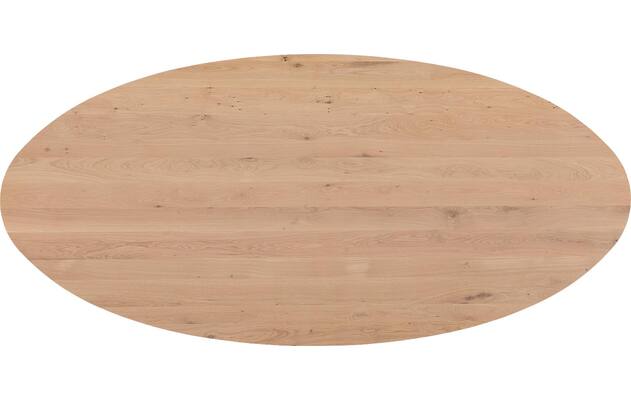 Goossens excellent eettafel gs 1302 blank eiken - 8219400-06