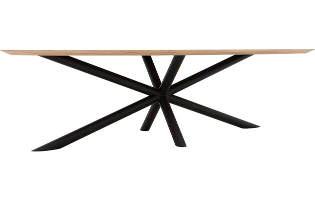 Goossens excellent eettafel gs 1302 blank eiken - 8219401-04