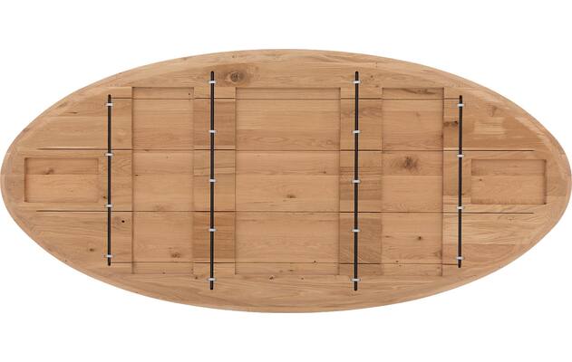 Goossens excellent eettafel gs 1302 blank eiken - 8219401-07