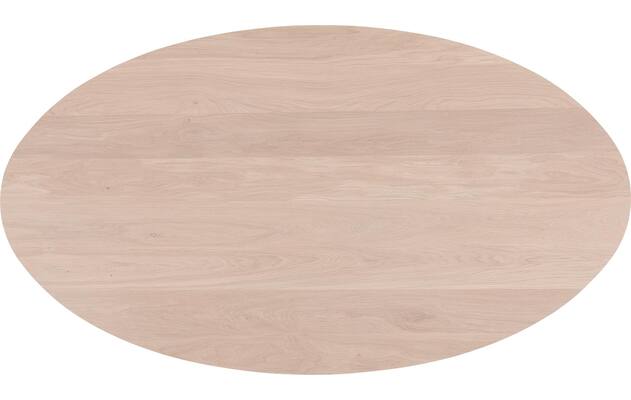 Goossens excellent eettafel gs 1302 wit eiken - 8219456-05