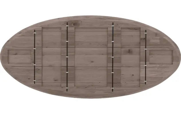 Goossens excellent eettafel gs 1302 donker bruin eiken - 8219463-07