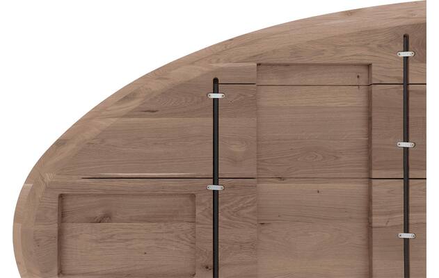 Goossens excellent eettafel gs 1302 blank eiken - 8219469-08