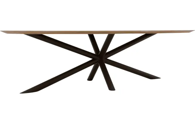 Goossens excellent eettafel gs 1302 blank eiken - 8219470-03