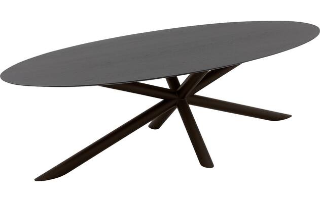 Goossens excellent eettafel gs 1302 zwart eiken - 8219489-04