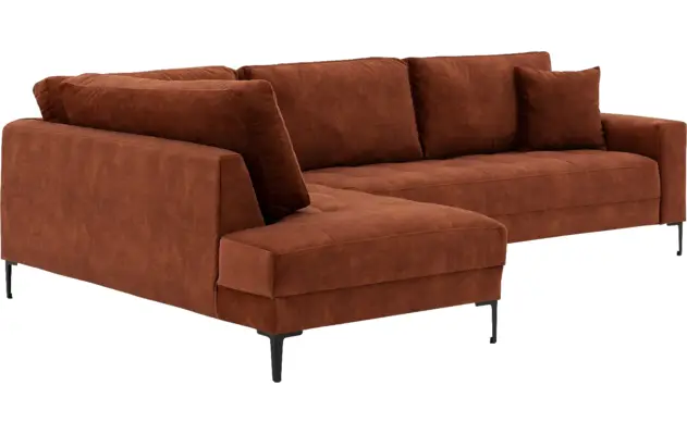 Goossens hoeksalon coco bruin stof - 8219559-04