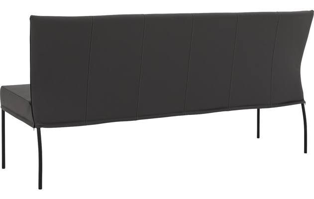 Goossens eetbank funk grijs leer - 8220160-03