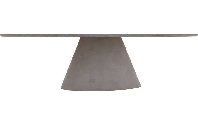 Goossens eettafel stone grijs beton - 8220435-04-A