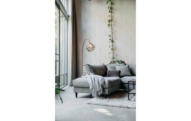 Goossens vloerlamp musik zwart metaal - 8220997-03