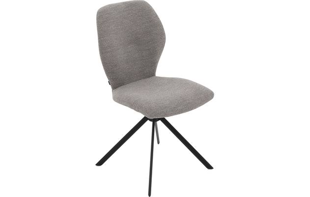 Goossens eetkamerstoel hera grijs stof - 8221044-05