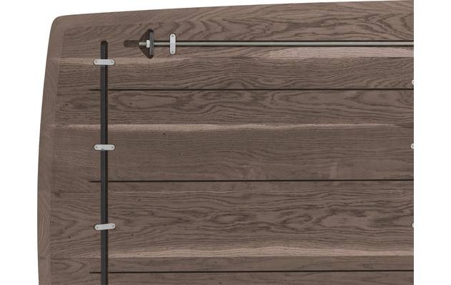 Goossens excellent eettafel uniek donker bruin eiken - 8221131-09