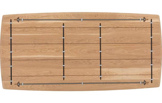 Goossens excellent eettafel uniek blank eiken - 8221143-09