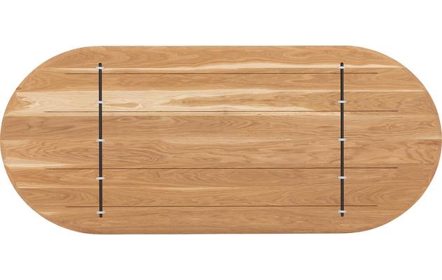 Goossens excellent eettafel uniek blank eiken - 8221206-08
