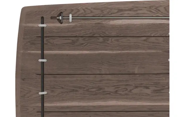 Goossens excellent eettafel uniek donker bruin eiken - 8221247-08
