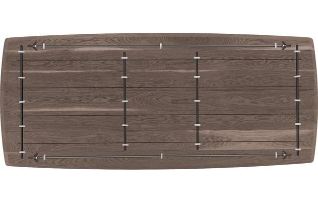 Goossens excellent eettafel uniek donker bruin eiken - 8221250-07